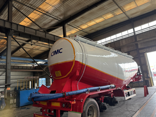 Aanpasbaar ijzer CIMC poeder tankwagens Cement transport