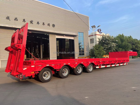 CIMC 60-100 ton Op maat gemaakte breedbelasting laagbed half-aanhangwagen
