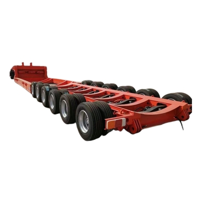 ICMC 3-Axis 60 T 80 120 ton laaggelegen half-aanhanger met standaard 28 ton landingsgestel