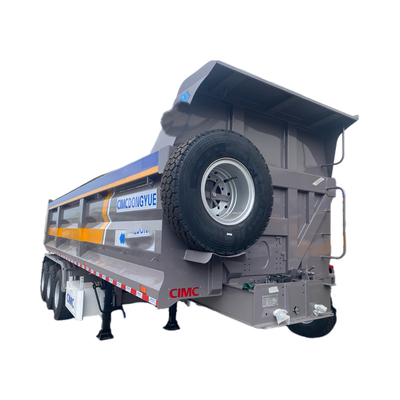 CIMC Factory 3-assige Chinese vrachtwagen vrachtwagen dump semi-trailer dump truck