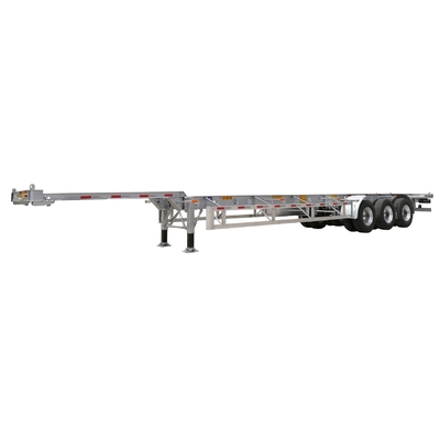 Chinese CIMC 3-assige containertransporthalve aanhangwagen met mechanische of luchtophanging