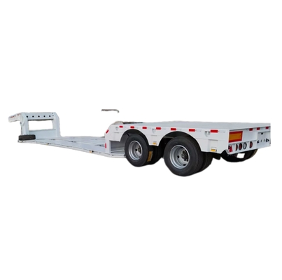 Maximale nuttige lading 20001-25000 kg Halve aanhangwagen met lage vloer met CIMC standaard beenondersteuning