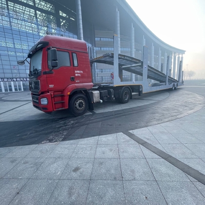 CIMC Factory 2/3 as roestvrij staal frame Double Floor 8-9 Land Road Car Carrier Semi Trailer