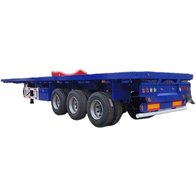 Aanpassing CIMC Truck 3-Axle Flatbed Semi-Trailer met maximale lading 20001-25000 kg