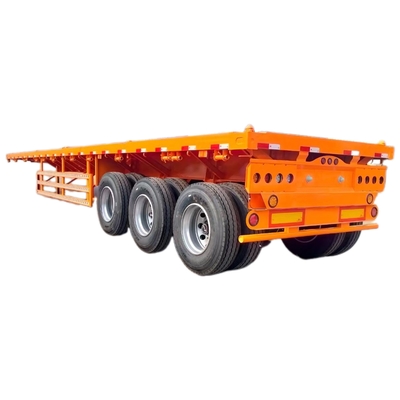 Semi-aanhanger met een laadvermogen van 100 ton voor zware voertuigen en vrachtwagens