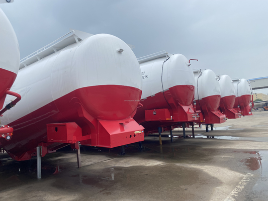 CIMC Kwaliteit 3-assige zware 50 kubieke meter 80 ton 3-assige bulk transport Halve aanhangwagen Fabriek Directe verkoop