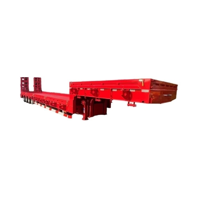 CIMC Latest Design Low Panel Flatbed Trailer met luchtophanging 12950x3000x1650mm