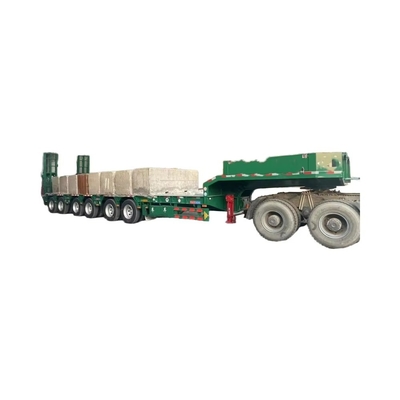 Maximale laadkracht 100 ton CiMC 6-astig 60 T 80 120 ton laaggelegen halfrol met standaard 28 ton landingsgestel
