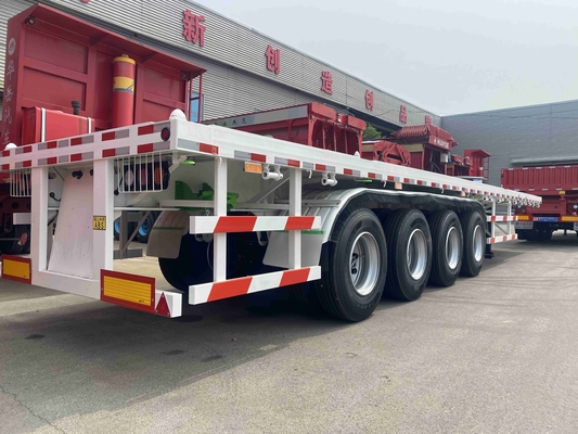 CIMC Flat Container Semi-trailer Heavy-duty 4-axle 100t Export Brand New Container Trailer