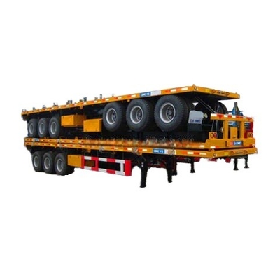 Zware fatbed-half-trailer te koop in Afrika: ontworpen voor stabiel en efficiënt vervoer van overgrote ladingen