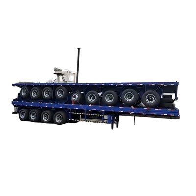 Heavy-Duty Fatbed Semi-Trailer: Ontworpen voor stabiel en efficiënt vervoer van overgrote ladingen en zwaar materieel