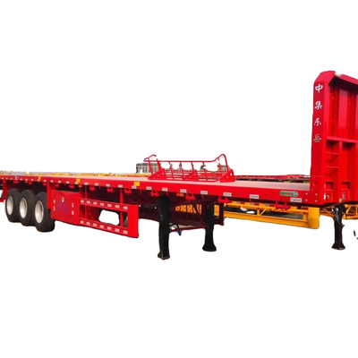 Kan 2040 voet van internationale containers trekken gemaakt van hoogwaardige staal multifunctionele platte half-trailer