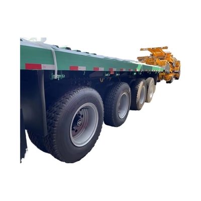 CIMC Nieuwe 4-assige platbed skeleton half-aanhangwagen staalcontainer vrachtwagen met Wabco rem systeem