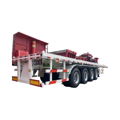 CIMC Beste Kwaliteit 3-4 Assen 60t Nieuwe laagbed lage bed Semi-trailer 3 Assen 80t Lowbed Lowboy Low Flatbed Trailer te koop