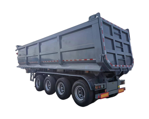 CIMC Hoogwaardige 3-assige einddumptruck Halve aanhanger