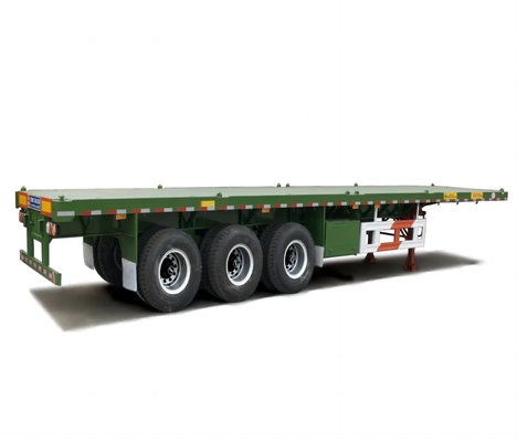 Fabrieksprijs 3 assen container platbed semi-trailer chassis 3 assen platbed trailer 40 ft container platbed semi-trailer te koop