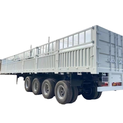 Het nieuwste ontwerp van een auto gewijd aan Afrika multi-gebruik van hoge sterkte staal productie railing half-trailer