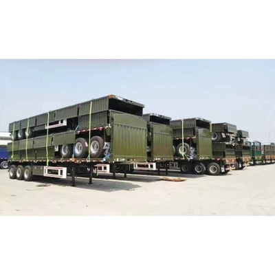 CIMC China Begaanase Semi Trailer Crime Transport Truck Trailer 100t Hek Semi Trailer