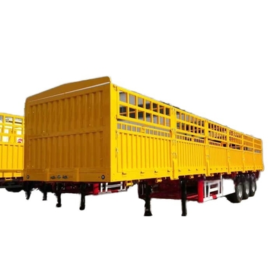 CIMC 3/ 4 / 5 Achsen staak hek 40 -100 ton tweedehands fabriek verkoop vrachtwagen transport hek zijwand halve aanhangwagen te koop