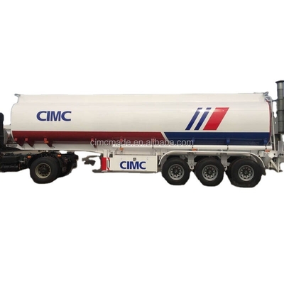 Het nieuwste procesontwerp van CIMC is een drieassige vloeibare middelgrote halve aanhangwagen van hoogsterk staal.