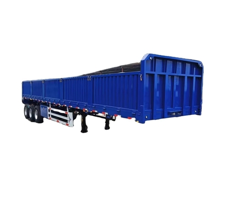 CIMC aangepast in verschillende maten en kleuren staal te beginnen met 6T met 3 as Chinese vrachtwagen lading hek vrachtwagen semi-trailer