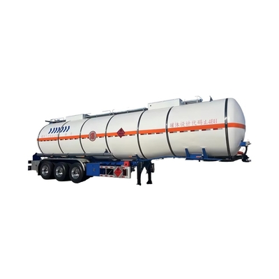 CIMC Laatste proces Hoogsterke staal drie-assige olietanker Halve aanhangwagen Nieuwe staat Druk Vessei tank