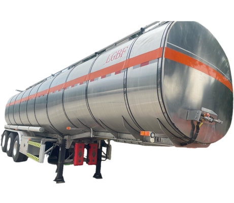 CIMC nieuwste hoge sterkte aluminium legering 3-as met een krachtige motor capaciteit van 25000-70000L diesel brandstof olie tank half-aanhanger