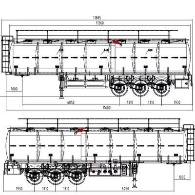 CIMC Tweedehands Diesel Fuel Tanker Truck 6x4 aandrijving Wiel Manuele Transmissie Olie Water Chemische opslag Tanking Staal opslag