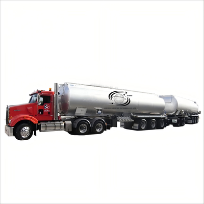 Geavanceerde B-Tank Fuel Tanker Semi-Trailer Ontworpen voor veilig en efficiënt vervoer van vloeistof met een verbeterde capaciteit