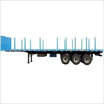 Zware fatbed-half-trailer te koop in Afrika: ontworpen voor stabiel en efficiënt vervoer van overgrote ladingen