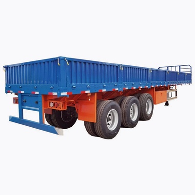 Verbeterde zware zijdewandcontainer Halve aanhangwagen veelzijdig Duurzaam en efficiënt containervervoer