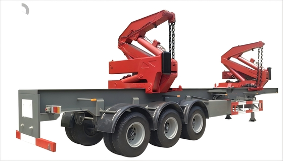 Zijdelingse laadmachine Semi-trailer geoptimaliseerd voor efficiënt container laden en lossen Verbeterde stabiliteit en veiligheid