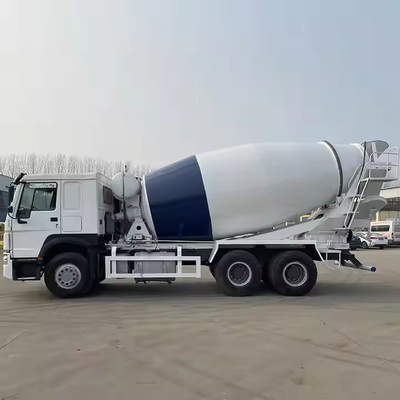 Tweedehands HOWO 340HP 2-25cbms 9630*2500*3998mm 16650kg Cement Beton Mixer Truck