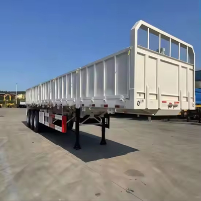 40ft 3 as nuttige lading 45T zware mechanische ophanging 13pc blad veer muur zijkant semi-truck trailer