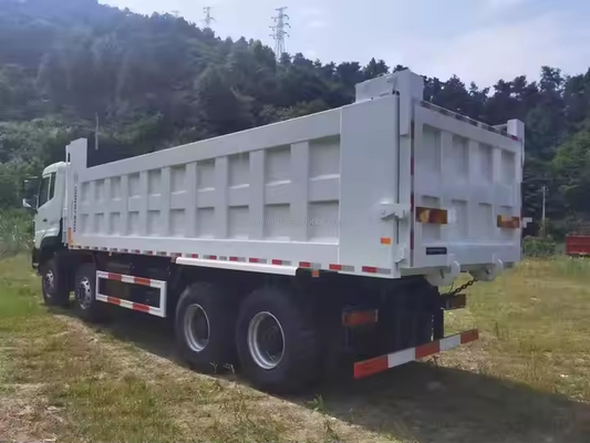 Dongfeng Verkoop in Afrika Zware lading 50T 375 pk Manuele transmissie Dieselbrandstof 8*4 Dumper Truck