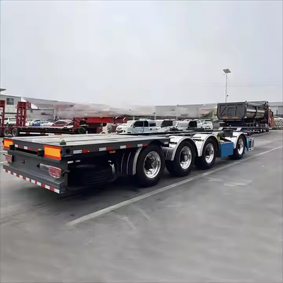 CIMC Hoge sterkte staal 2/3 Assen 20/30/40/45/48/53ft Container Twist Lock Skeleton Semi-trailer