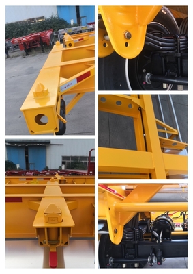 CIMC Vehicle Quality Products Factory 3 Achsel Skeleton Halve aanhangwagen