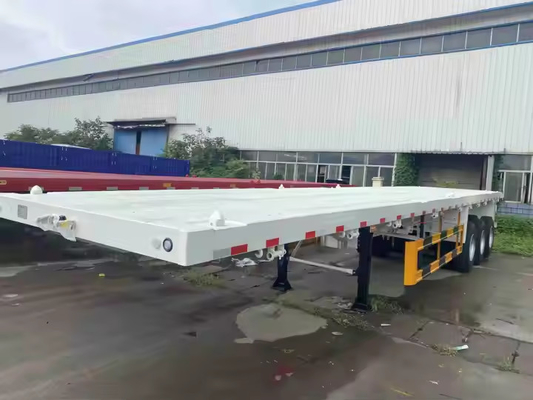 CIMC 40/45ft Steel 4Axle Oversized Containerized Cargo Extensible Flatbed Trailers