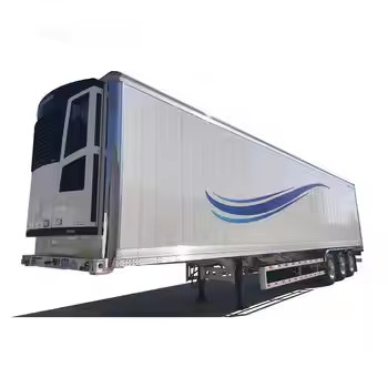 3 Assen 40ft 20ft Fabriek Direct koolstof roestvrij staal Isolatie Schuim Bevroren Koeltrailer