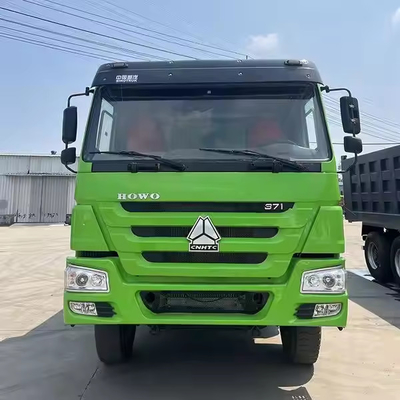HOWO 371HP 10-versnelling handgeschakelde versnellingsbak Hulpbelasting van 25 tot 30 ton Zware vrachtvervoer dumptruck