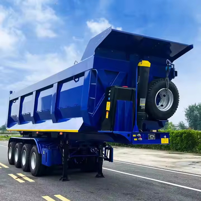 CIMC 4 Assen 22/24/26/28/30ft HYVA Cylinder Offer Snel lossen Eind Dump Truck Semi-trailer