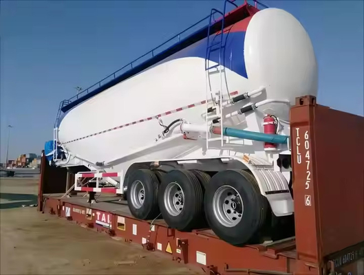 3 As 40T Transport Cement PVC Particelen Vliegende as Granulaire materialen Cement tank Halve aanhanger