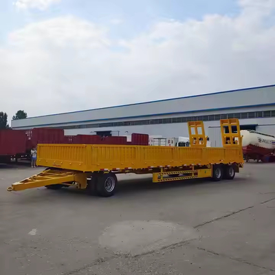 CIMC 3 Assen 40 -100T Bulk Cargo Transport Utility Stake Animal Sidewall Truck Fence Semi-trailer