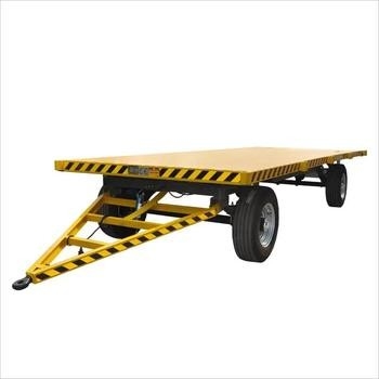 Boerderij 2-assige platte platte platte draaibank volop aanhangwagen met ladder