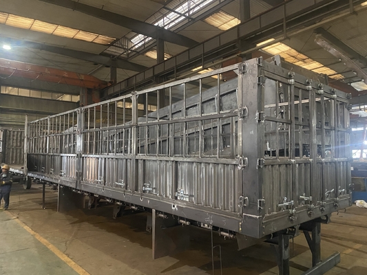 CIMC Chinese vrachtwagenfabrikant accepteert op maat gemaakte aanhangwagens met een maximale laadcapaciteit van 100 ton