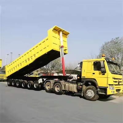 CIMC Bestverkopende kwaliteitsvolle zware vrachtwagen Transportwagen Aanhangwagen Dumptruck