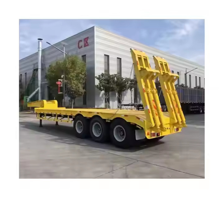 3 assen 60 ton 100 ton 18 meter lowboy low bed truck trailer lowbed semi trailer