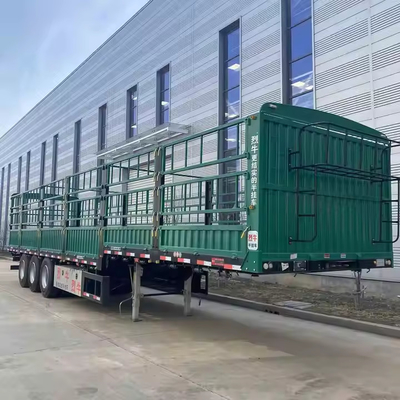 3 Assen 60T Staakheining Cargo Truck Semi-trailer Heining Semi-trailer te koop Van Truck Semi-trailer