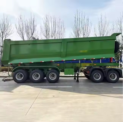 CIMC Gepersonaliseerde zware werkzaamheden Mijnbouw Transport Aflevering Dumper Truck Semi-trailer 40 kubieke meter 3 As U-vorm Achterste dump tipper Truck