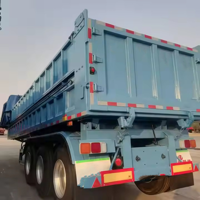 CIMC Hoge sterkte staal 3-assige dump aanhanger zijdump semi-truck met fabrieksprijs commerciële truck aanhangers